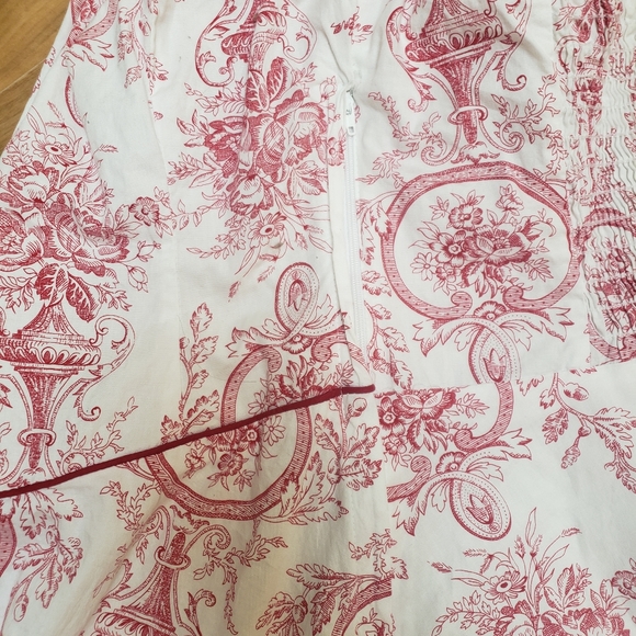 White and red strapless ruby rox dress - Picture 6 of 9